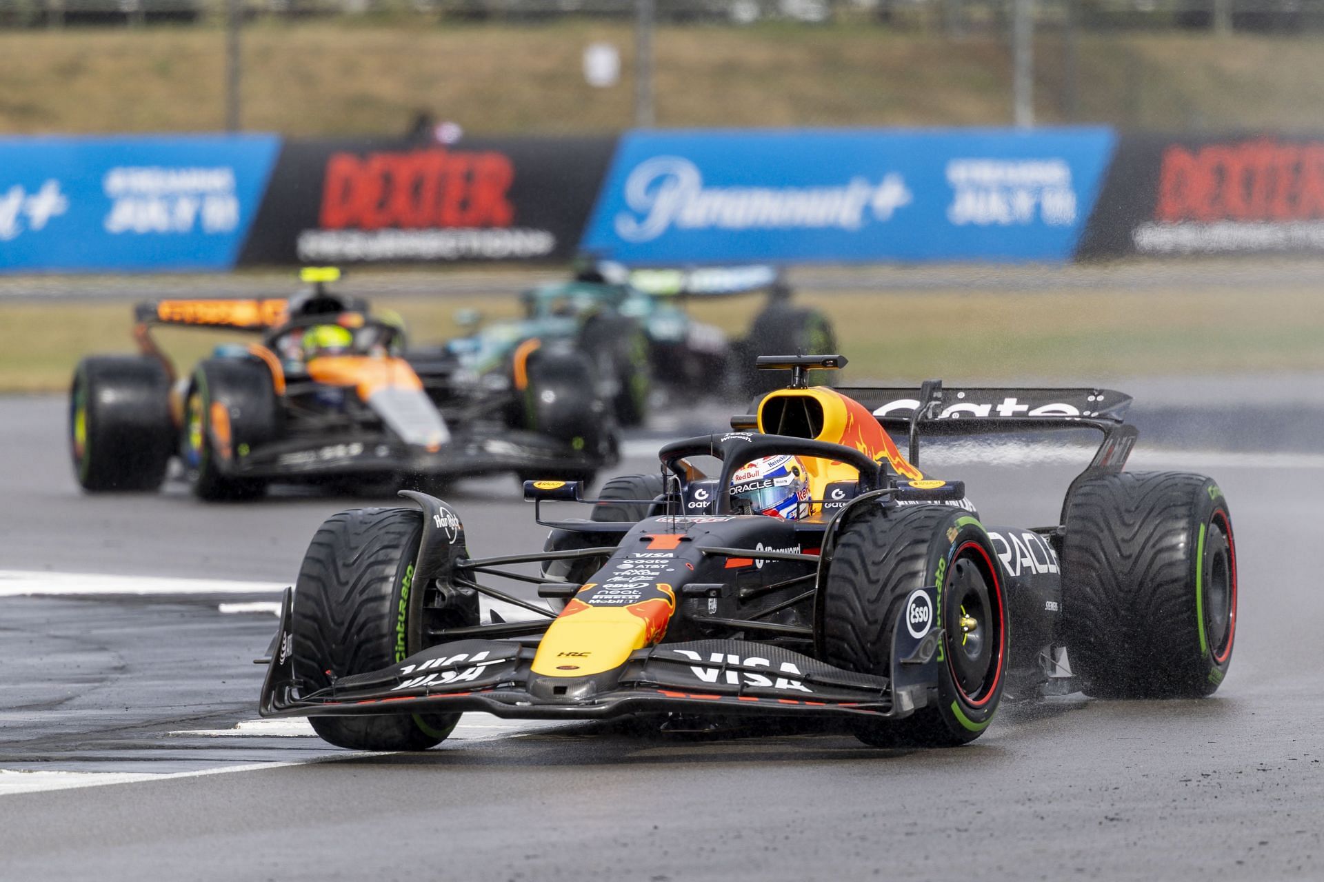 Max Verstappen of the Netherlands and Team Oracle Red Bull Racing (1) during the F1 Grand Prix of Great Britain on July 06, 2025, at Silverstone Circuit in Northampton, England. - Source: Getty